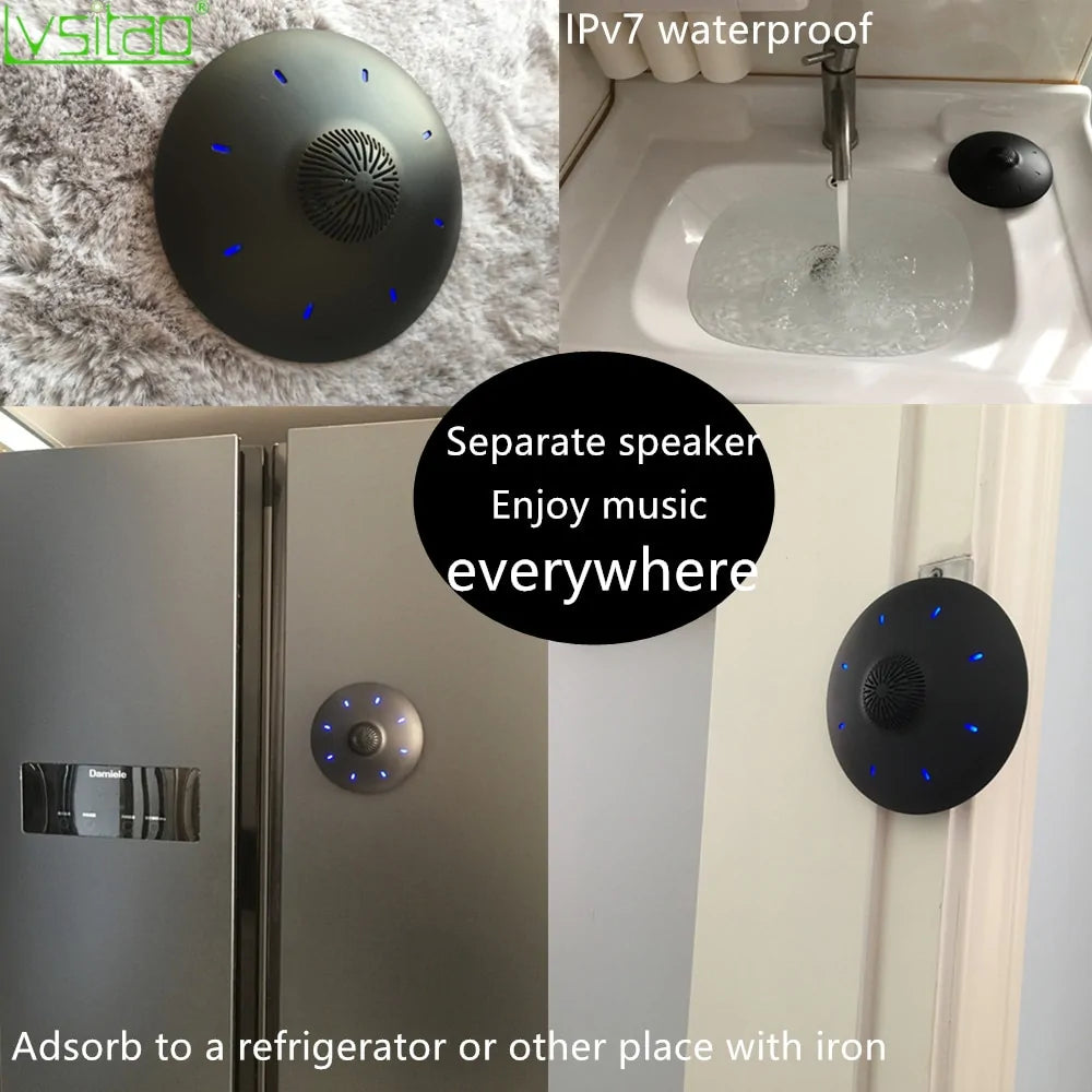 Lámpara OVNI con altavoz y levitación magnética LED