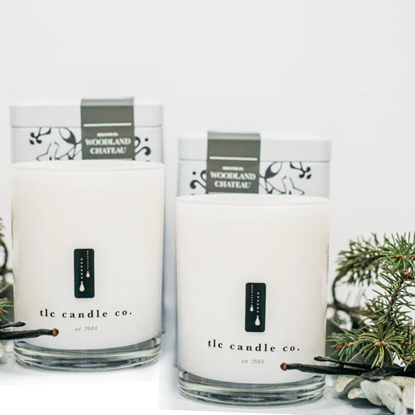 "Frolick Through The Forest" Woodland Chateau Luxury 2-Wick Soy Candle Gift Sets