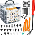Kit de reparación de parachoques de coche de 800 piezas en caja con botón universal