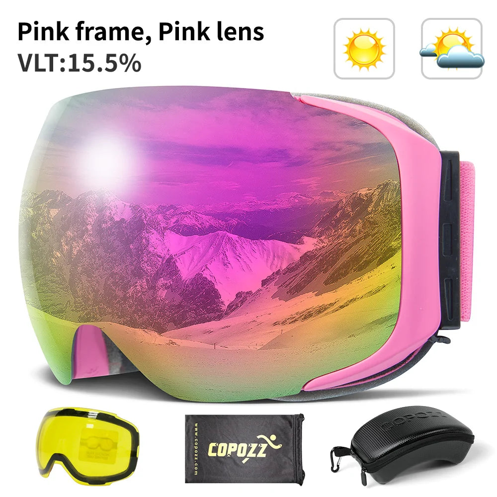 Gafas de esquí magnéticas