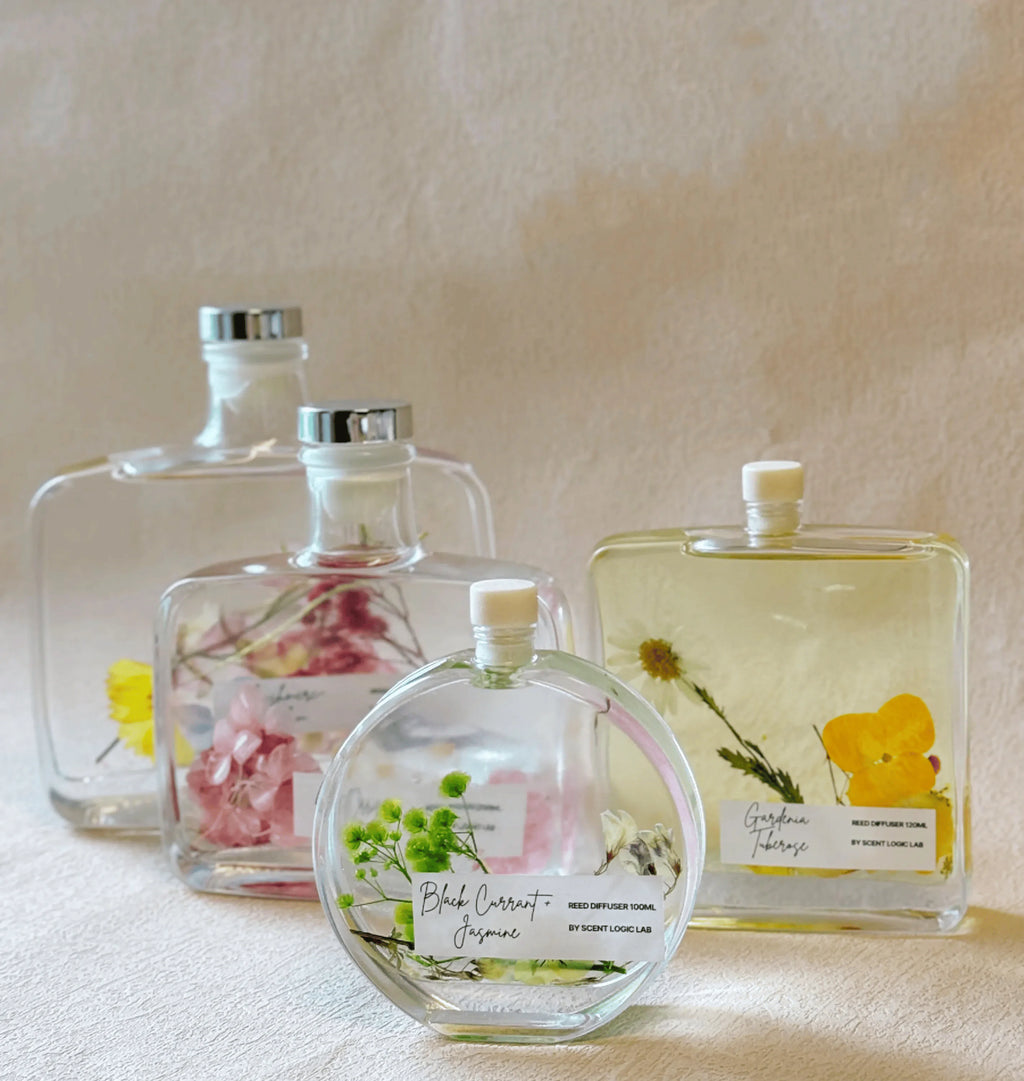 Difusor de varillas botánico de 6,8 oz • Decoración del hogar • Idea de regalo única
