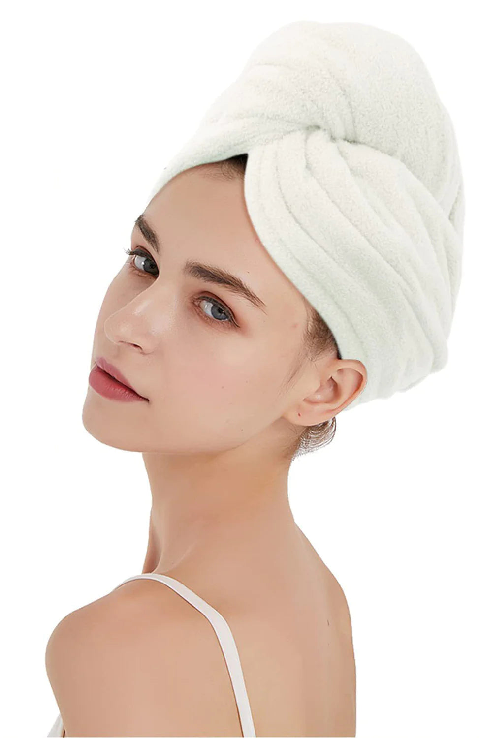 Toalla envolvente elegante para el cabello