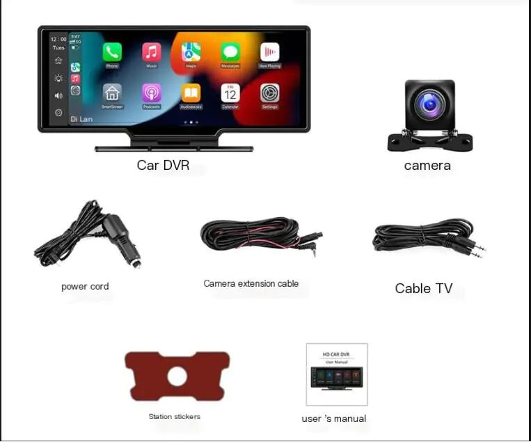 Cámara para salpicadero con Android y DVR para coche