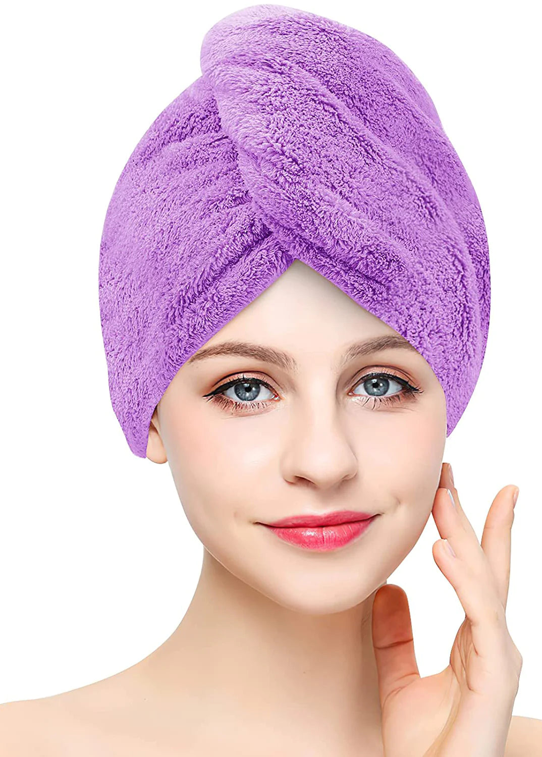 Toalla envolvente elegante para el cabello
