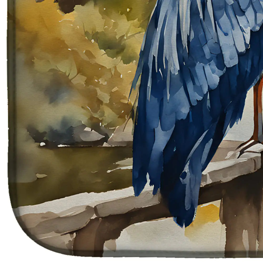 Alfombrilla para secar platos Blue Heron
