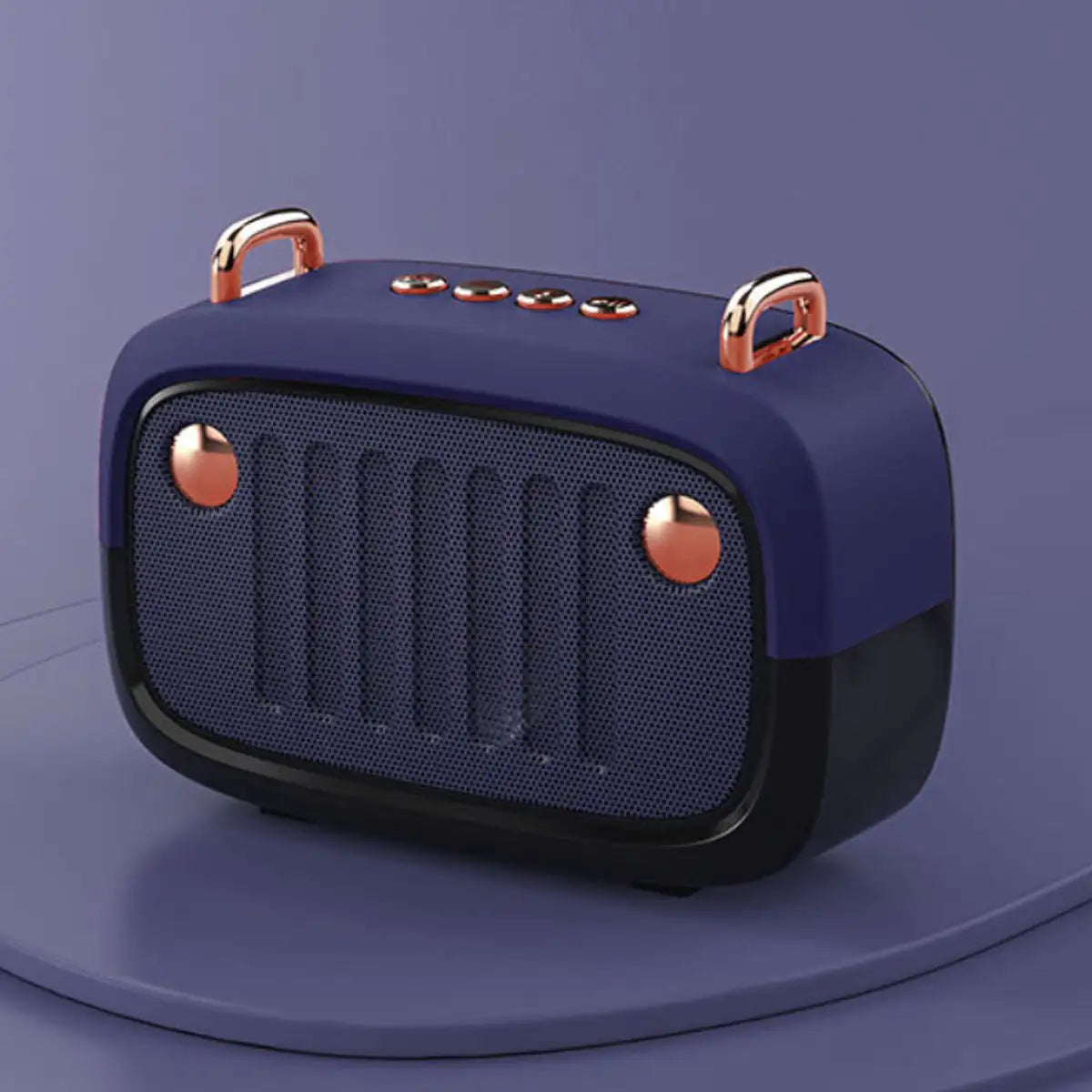 Radio FM et haut-parleur Bluetooth au look rétro