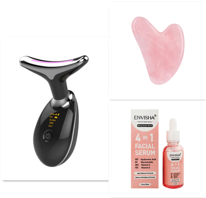 Masseur thermique EMS pour le cou et le visage