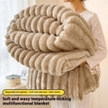 VelvetCozy Solid Color Thickened Nap Blanket