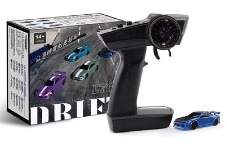 TURBO RACING MINI RC Coche de control remoto eléctrico Modelo de carreras de derrape Juguetes de escritorio para niños adultos