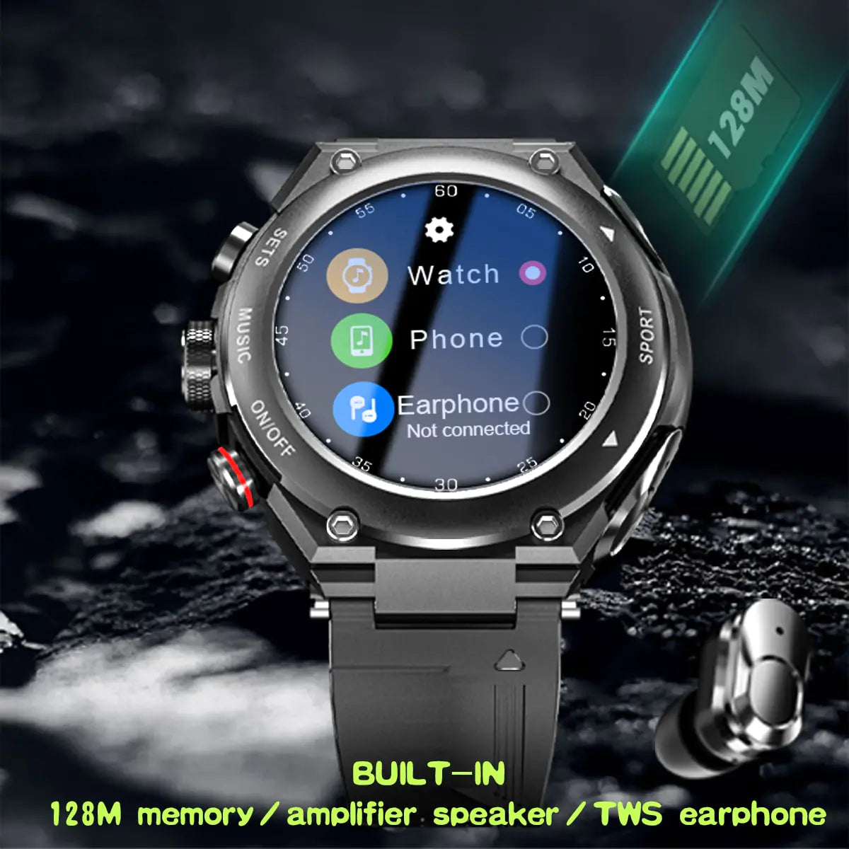 Reloj inteligente con auriculares