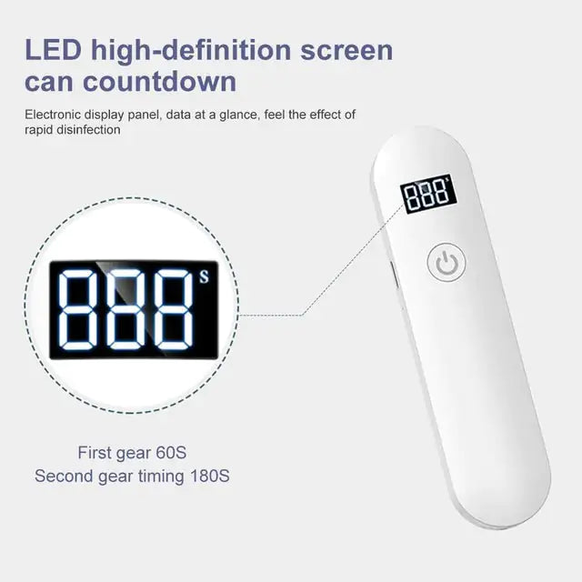 Mini barre lumineuse ultraviolette ultra rapide avec minuterie LED