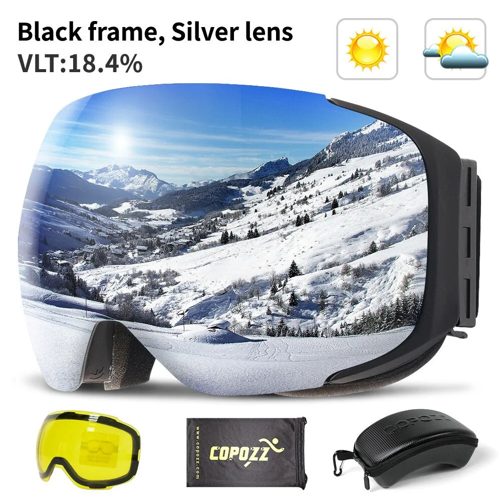 Gafas de esquí magnéticas