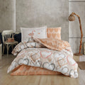 Juego de cama individual acolchado Hobby Diana, marrón