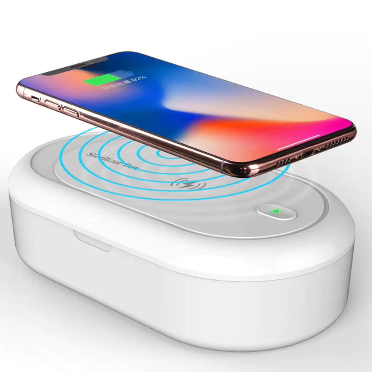 Sanicharge O2 Nettoie et charge votre téléphone