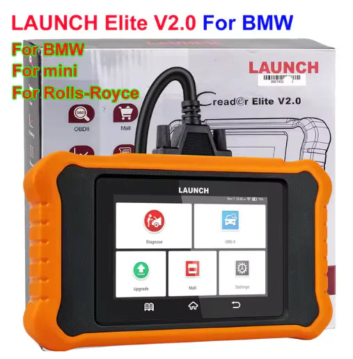 Herramienta de diagnóstico de sistema completo para vehículos Start X431 Elite 2.0: escáner OBD/OBD2 con prueba activa, codificación de ECU y actualizaciones gratuitas