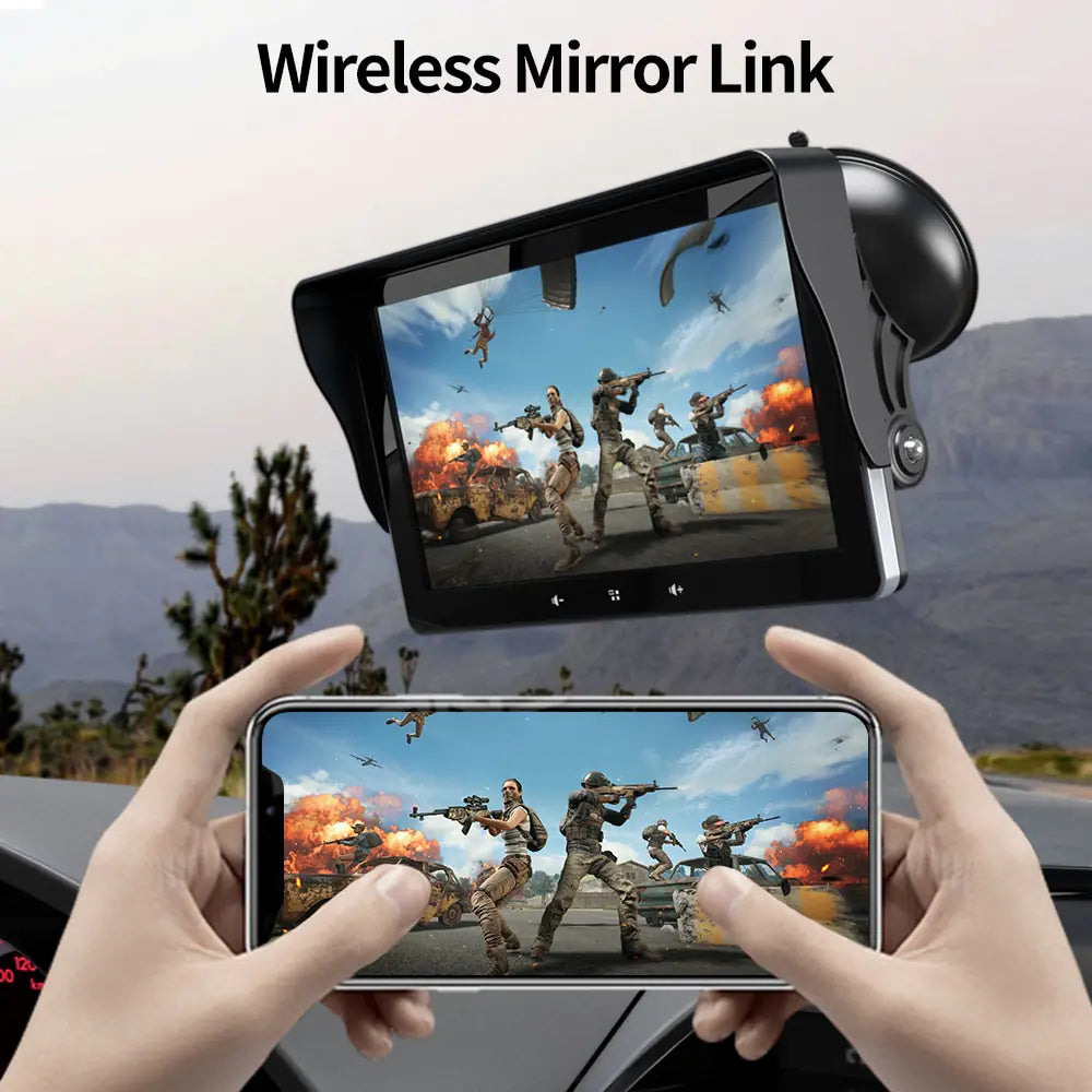 Reproductor de vídeo multimedia con radio para coche universal de 7 pulgadas