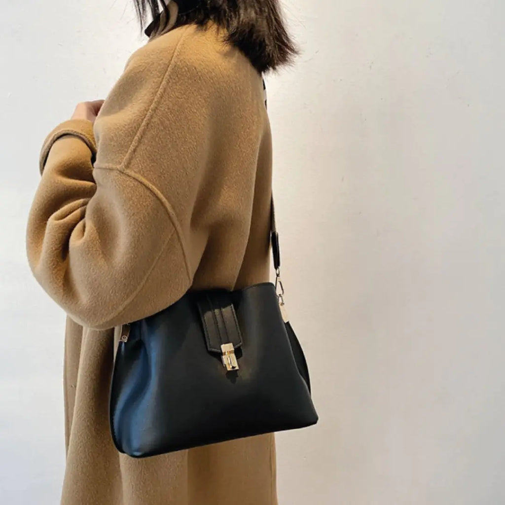 Bolso de hombro a cuadros