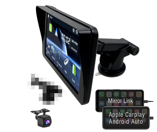 Reproductor de vídeo multimedia con radio para coche universal de 7 pulgadas
