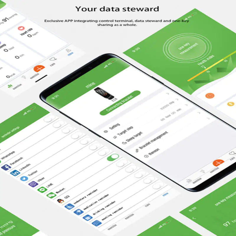 Montre intelligente urbaine et tracker de bien-être
