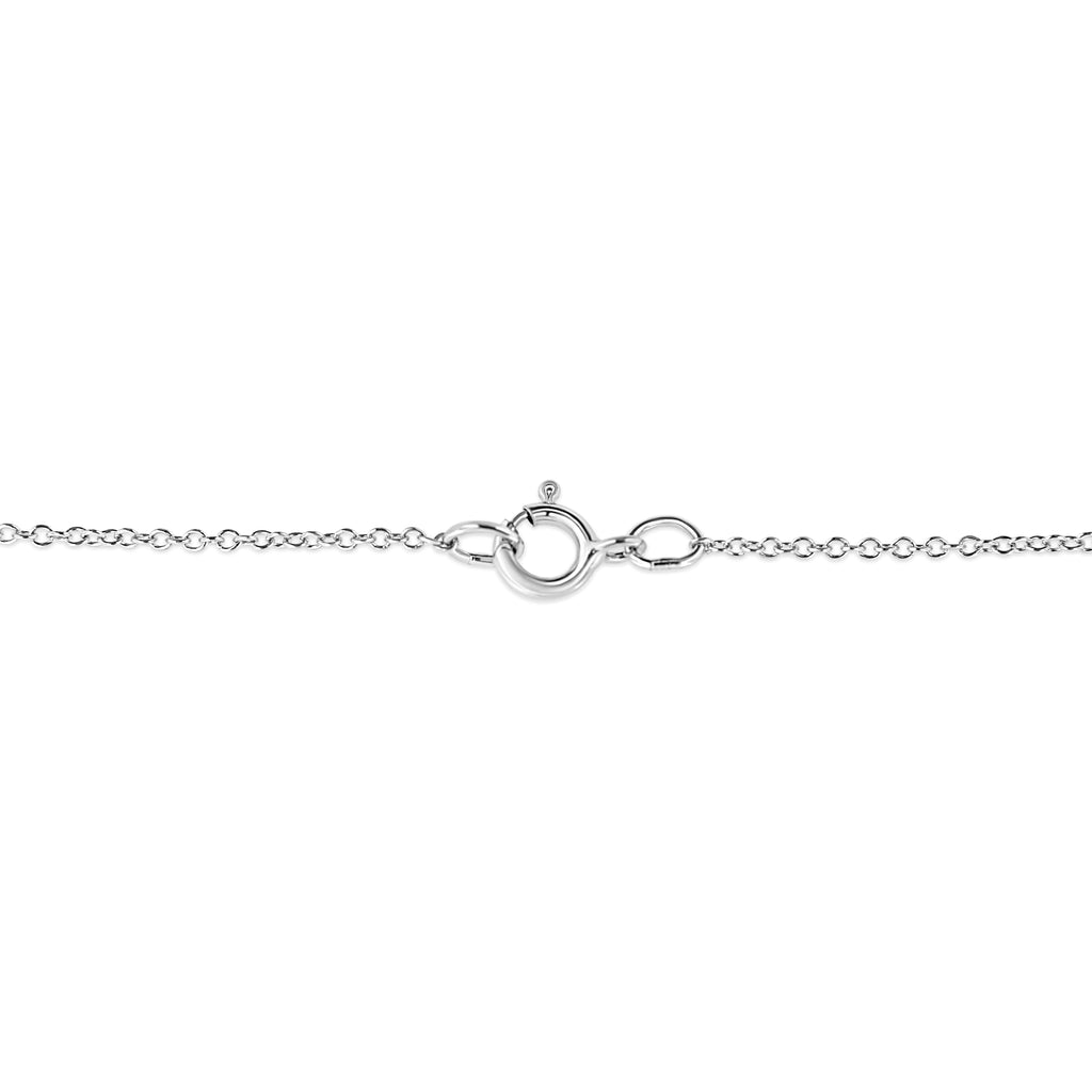 .925 Sterling Silver Diamond Accent Sunburst Milgrain 18" Pendant Necklace (I-J Color, I1-I2 Clarity)