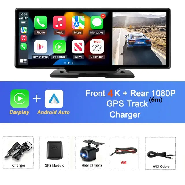 Cámara para salpicadero con Android y DVR para coche