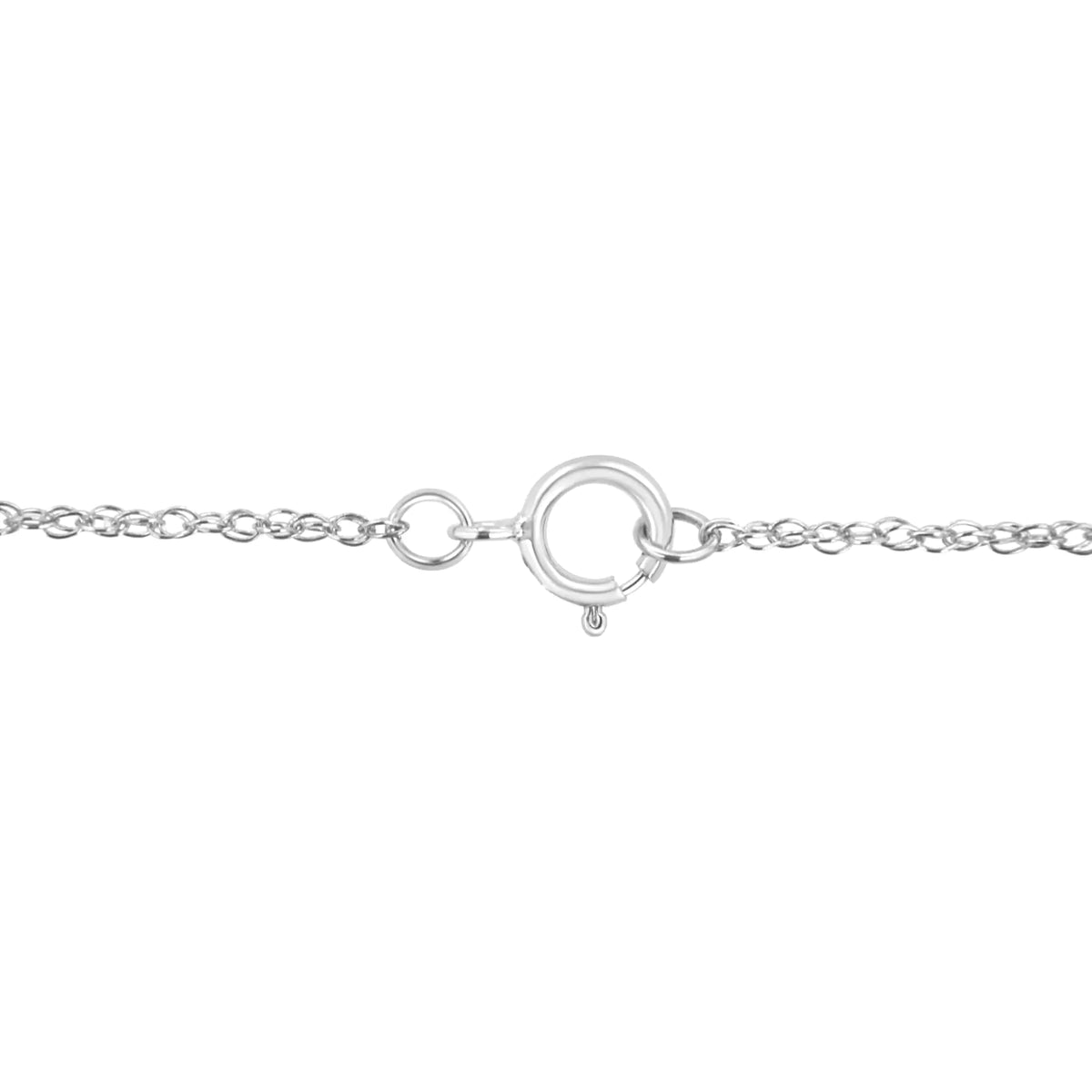 .925 Sterling Silver 1/2 cttw Lab Grown Diamond Double Heart Pendant Necklace (F-G Color, VS2-SI1 Clarity)