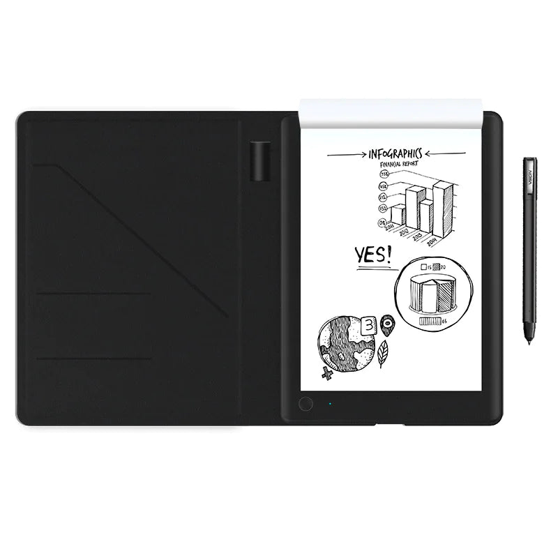 Cuaderno electrónico inteligente con sincronización de colores