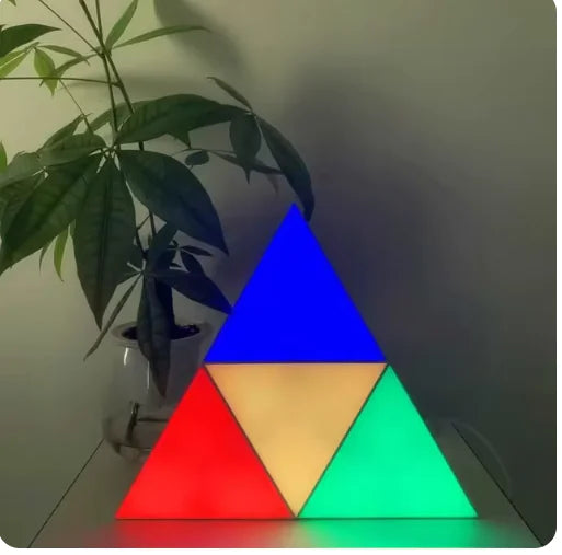 Luces modulares triangulares