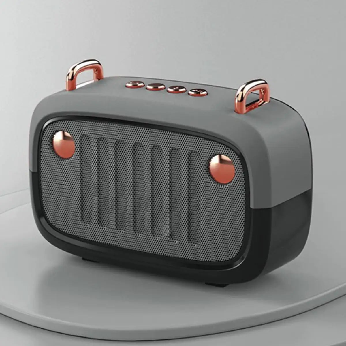 Radio FM et haut-parleur Bluetooth au look rétro