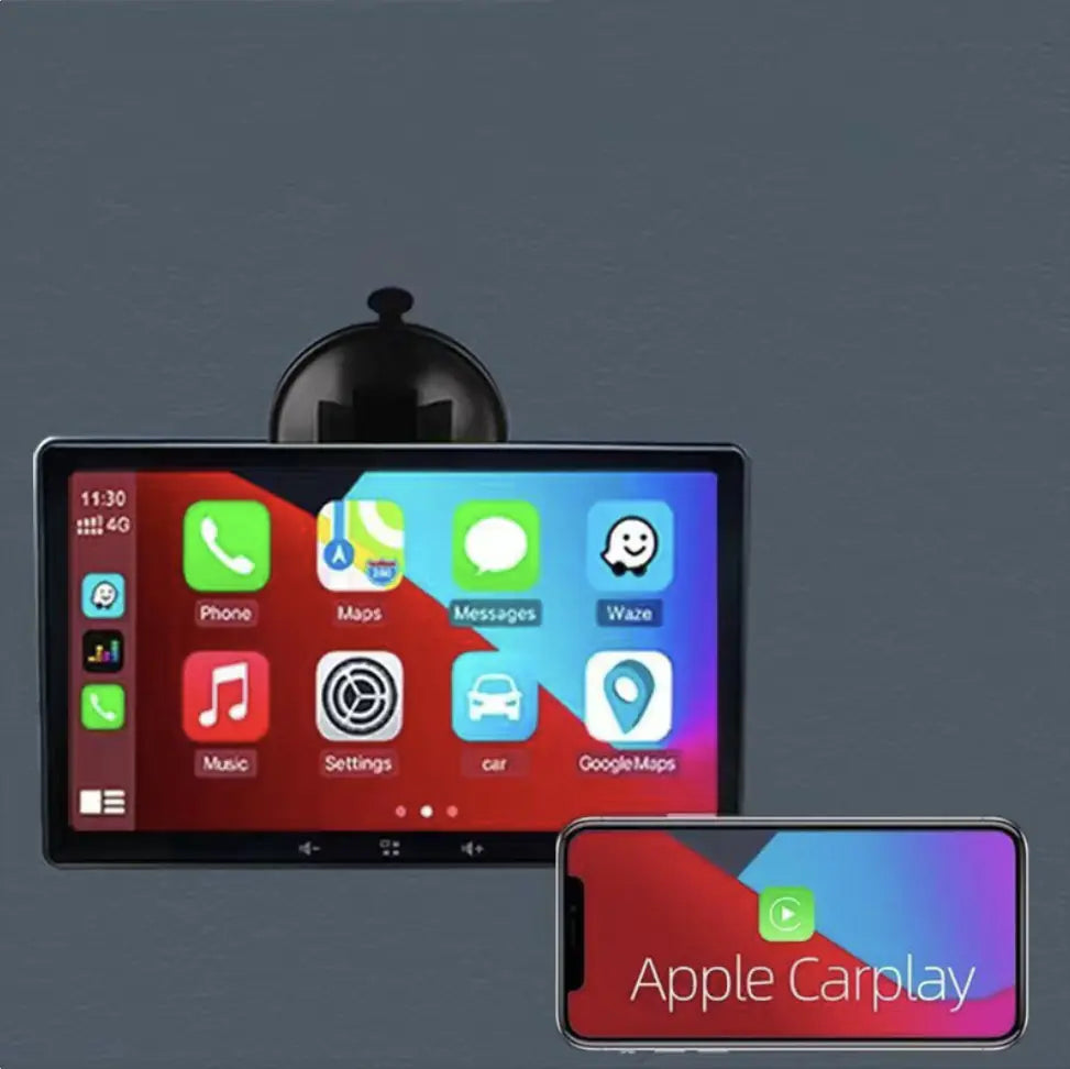 Pantalla inalámbrica de 7 pulgadas para automóvil que admite reproducción local en pantalla HD
