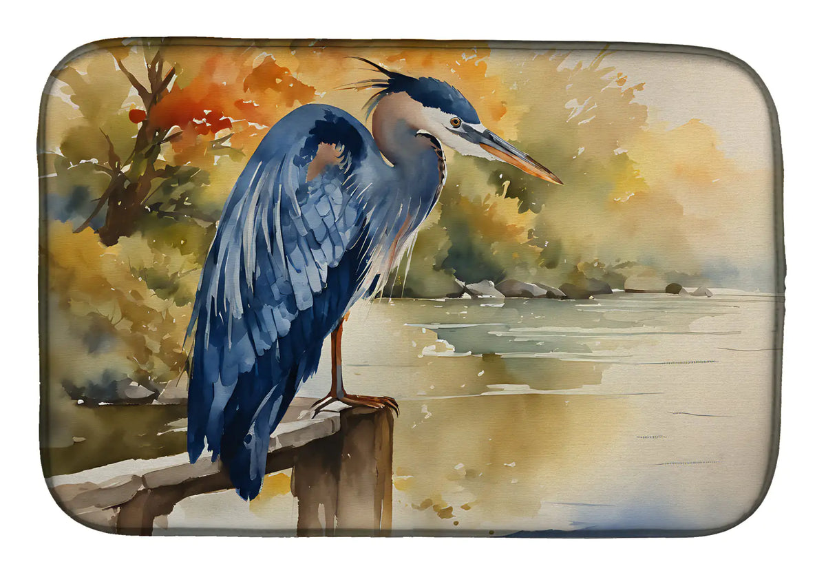 Alfombrilla para secar platos Blue Heron