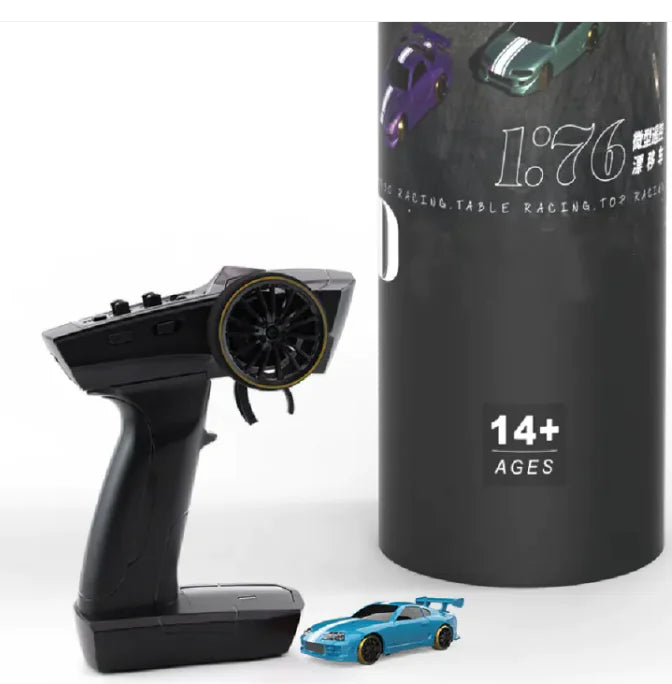 TURBO RACING MINI RC Coche de control remoto eléctrico Modelo de carreras de derrape Juguetes de escritorio para niños adultos