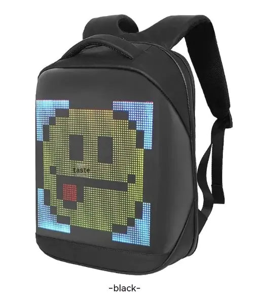 Mochila con píxeles LED inteligentes