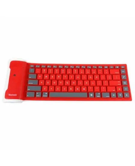 Teclado Bluetooth de silicona flexible listo para usar
