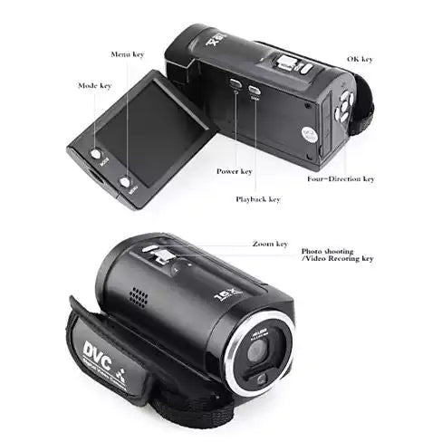 Video Crafter: una cámara de vídeo portátil con lente de 16 megapíxeles y zoom de 16X