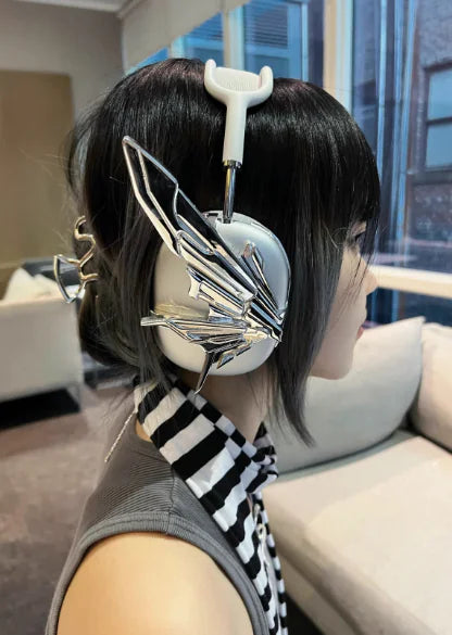Estuche para AirPods Max con diseño de alas de mariposa