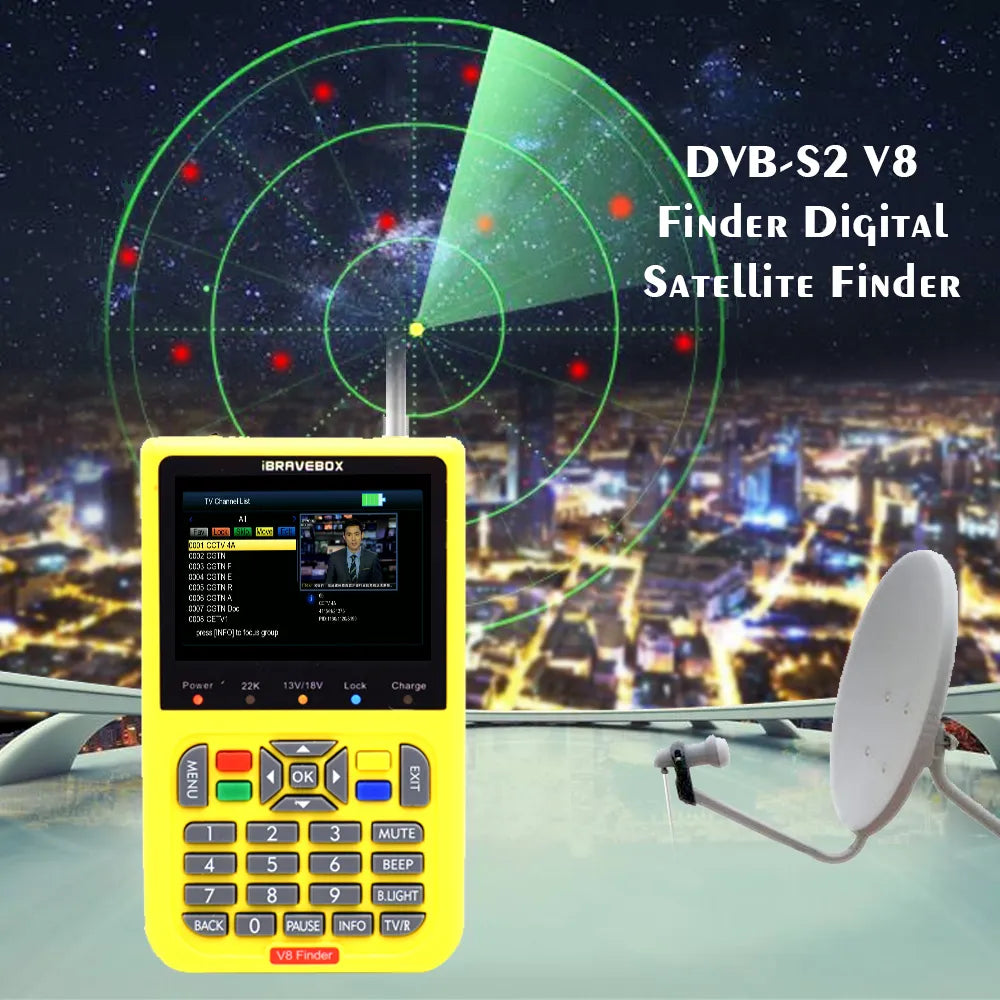 Buscador de satélites HD Buscador IBRAVEBOX V8