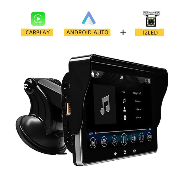 Reproductor de vídeo multimedia con radio para coche universal de 7 pulgadas