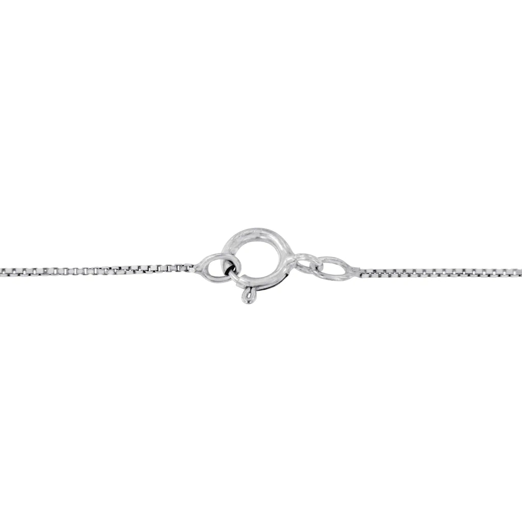 Pendentif en forme de croix en argent sterling 925 de 3,0 ct avec diamant de forme ronde de 1-1/2 po et chaîne à maille vénitienne (couleur JK, clarté I2-I3) - 18 po