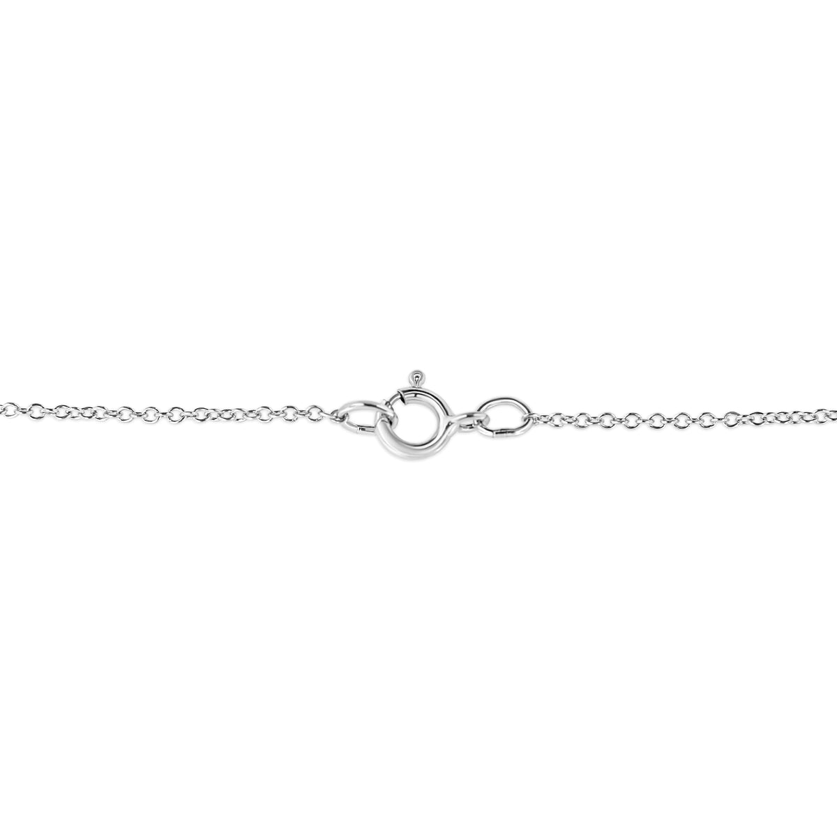 Collar con colgante de 18" en forma de cometa con detalles de diamantes engastados en pavé en plata esterlina 925 (color IJ, claridad I1-I2)