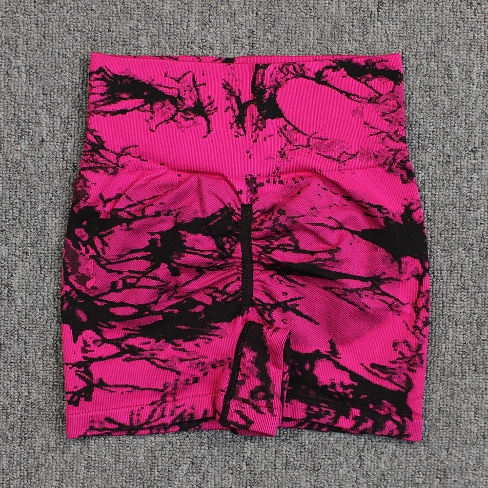 Tie-Dye Yoga Shorts