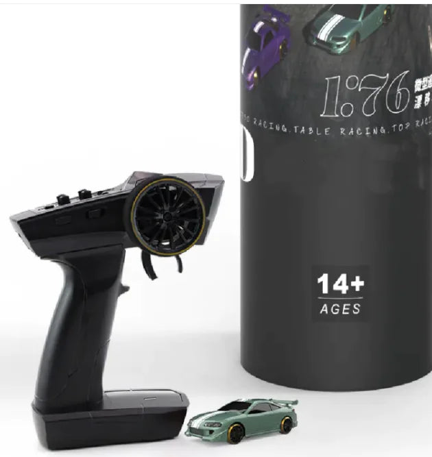 TURBO RACING MINI RC Coche de control remoto eléctrico Modelo de carreras de derrape Juguetes de escritorio para niños adultos